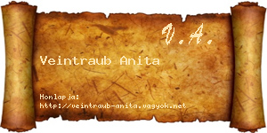 Veintraub Anita névjegykártya